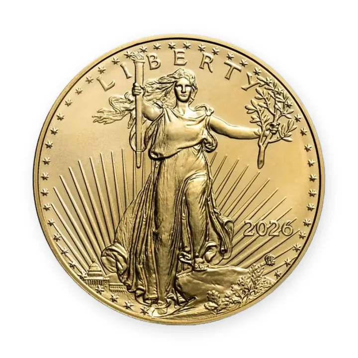 American Eagle 1/2 oz (15,55 g zlata) 2026 — revers American Eagle 1/2 oz (15,55 g zlata) 2026 — revers