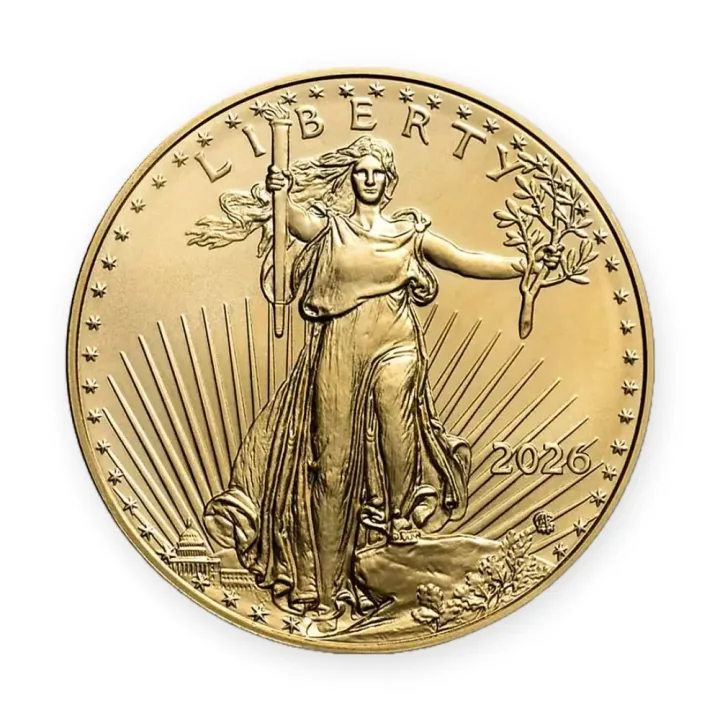American Eagle 1/4 oz (7,78 g zlata) 2026 — revers American Eagle 1/4 oz (7,78 g zlata) 2026 — revers
