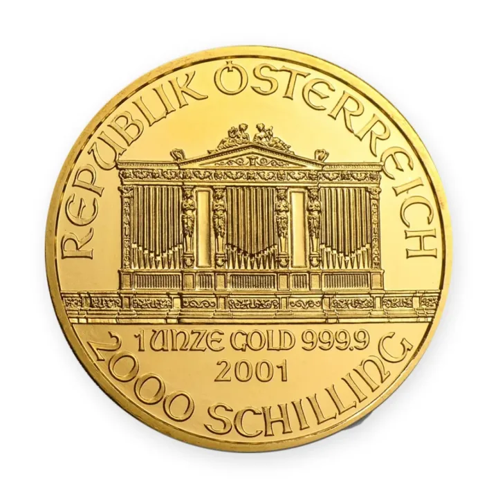 Bečka filharmonija 1 oz (31,1 g) razne godine — revers Bečka filharmonija 1 oz (31,1 g) razne godine — revers