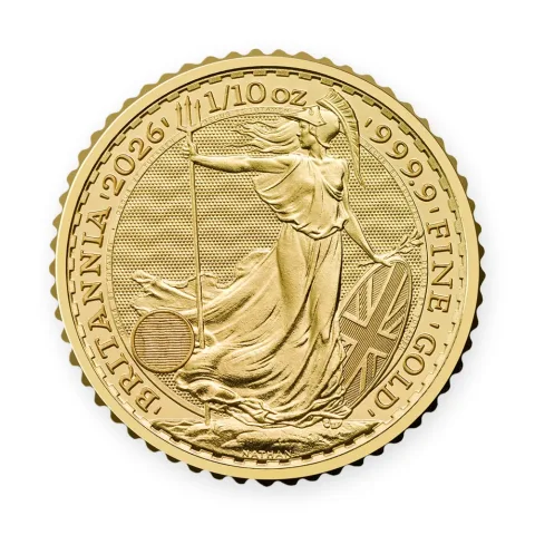Britannia 1/10 oz (3,11 g) 2026 (Charles III) — avers