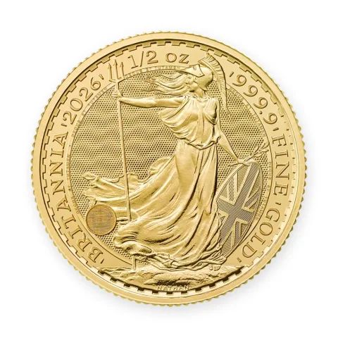 Britannia 1/2 oz (15,55 g) 2026 (Charles III) — avers