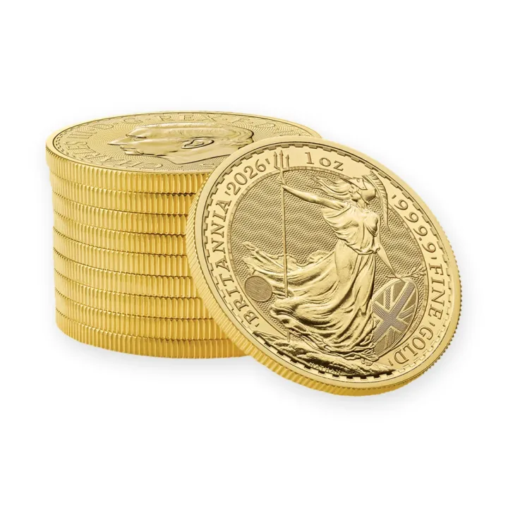 Britannia 1 oz (31,1 g) 2026 (Charles III) Britannia 1 oz (31,1 g) 2026 (Charles III) — avers