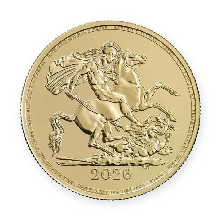 Double Sovereign 2026 (Charles III) — revers Double Sovereign 2026 (Charles III) — revers