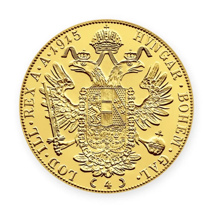 Dukat Franc Jozef (4 dukata) — revers Dukat Franc Jozef (4 dukata) — revers