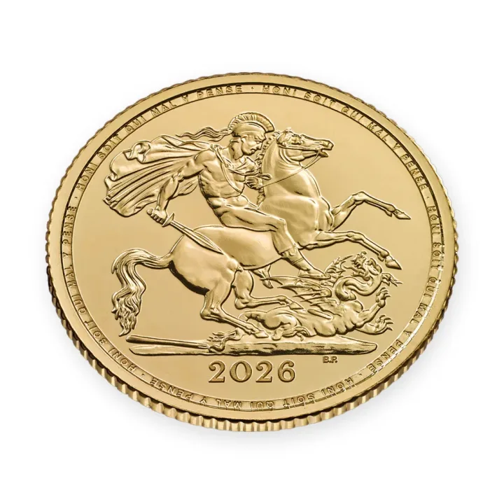 Half Sovereign 2026 (Charles III) — revers Half Sovereign 2026 (Charles III) — revers