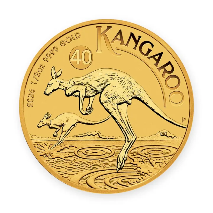 Kangaroo 1/2 oz (15,55 g) 2026 — revers Kangaroo 1/2 oz (15,55 g) 2026 — revers