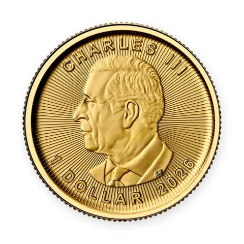 Maple Leaf 1/20 oz (1,56 g) 2026 — avers