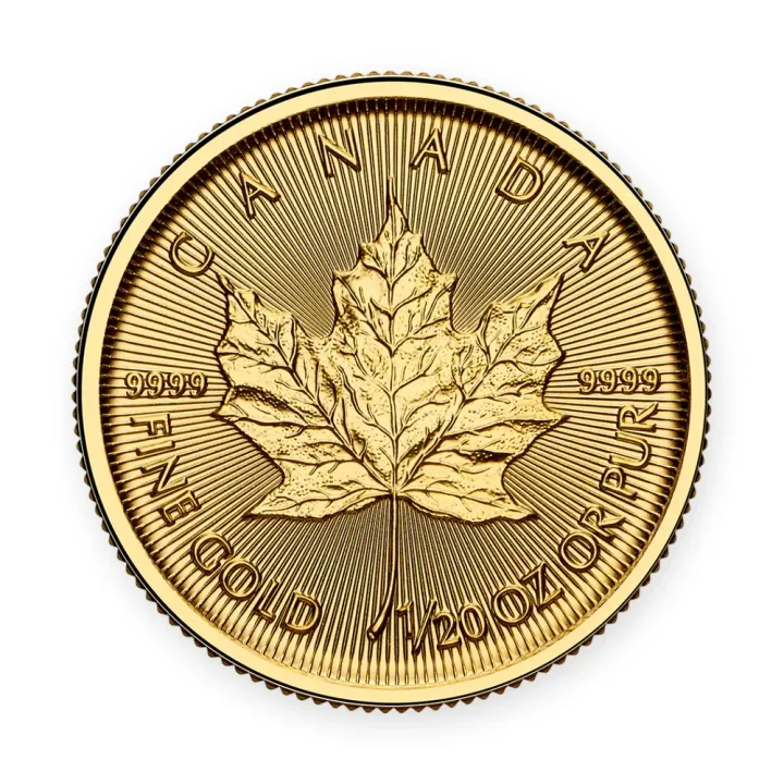 Maple Leaf 1/20 oz (1,56 g) 2026 — revers Maple Leaf 1/20 oz (1,56 g) 2026 — revers