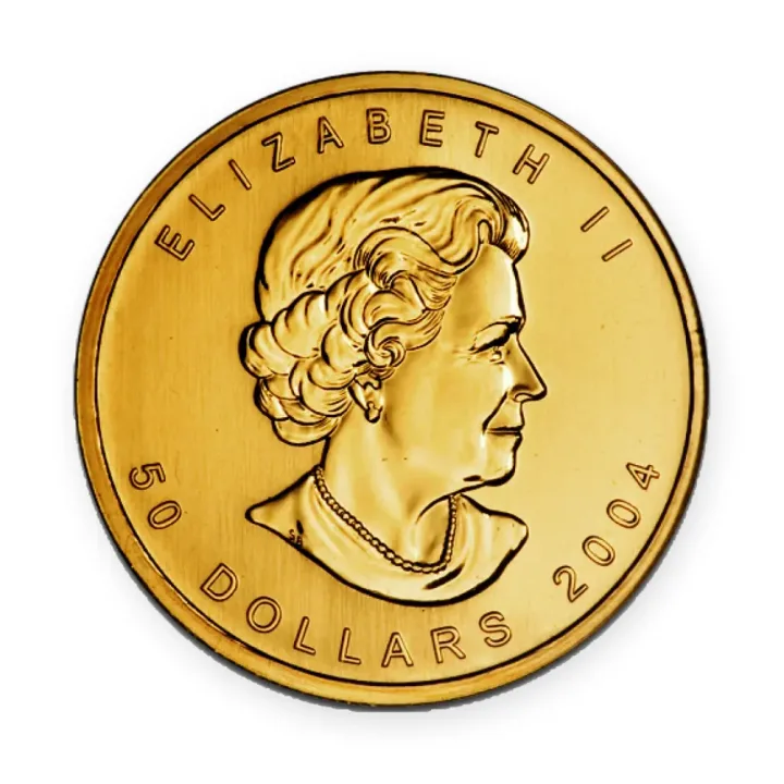 Maple Leaf 1 oz (31,1 g) razne godine Maple Leaf 1 oz (31,1 g) razne godine — avers