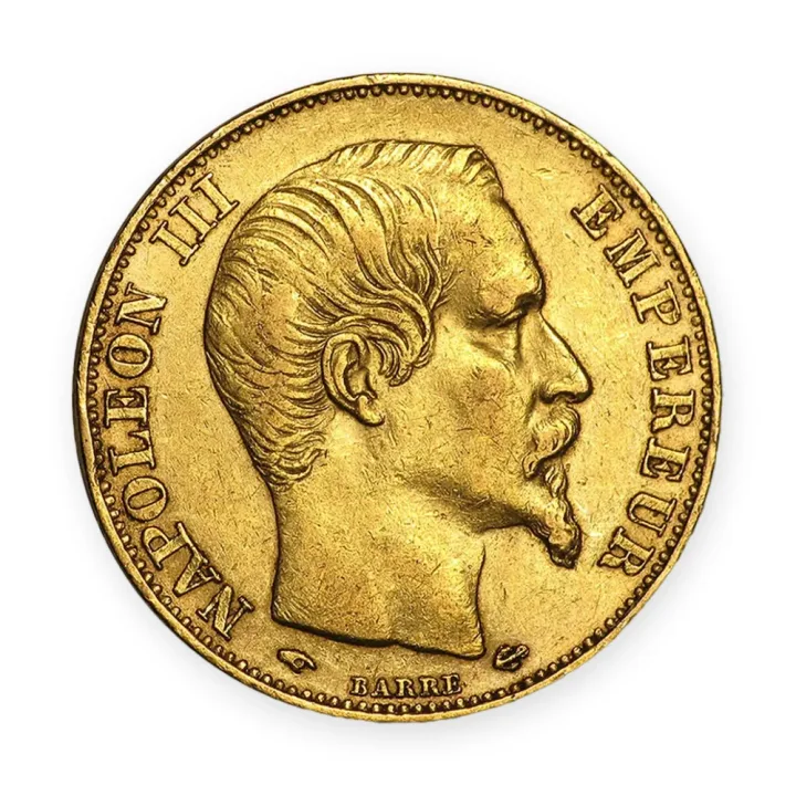 Napoleon 20 franaka Napoleon III (razne godine) — revers Napoleon 20 franaka Napoleon III (razne godine) — revers