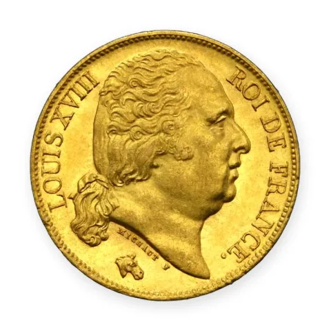 Napoleon 20 franaka (razne godine) — avers