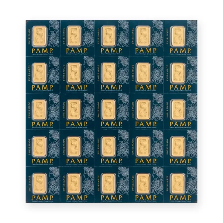PAMP Suisse Multigram 25 × 1 g — prednja strana