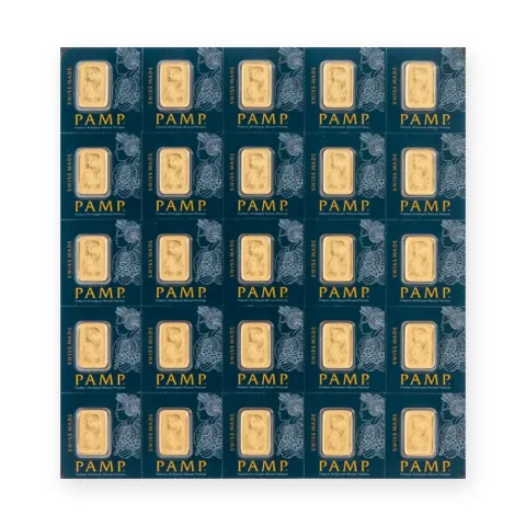 PAMP Suisse Multigram 25 × 1 g — prednja strana